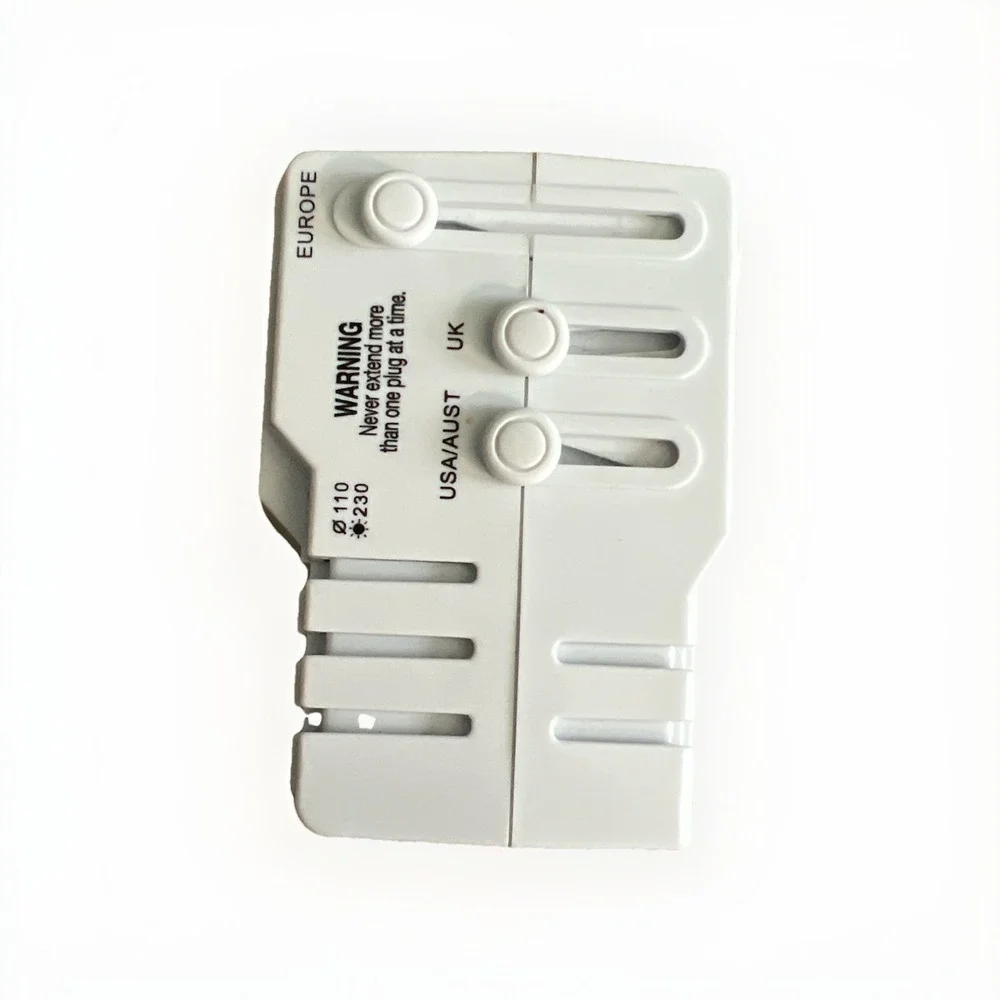 Travel Smart Conair All-In-One Adapter and Converter Combo Unit TS253ADN White